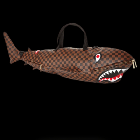 SprayGround Shark Cross Body Duffle - Picture 6 of 6